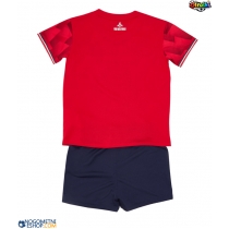 Otroški Nogometni dresi Lille OSC Domači 2025-26 Kratek Rokav (+ Kratke hlače)